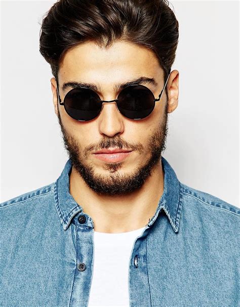 Men's Round Sunglasses .